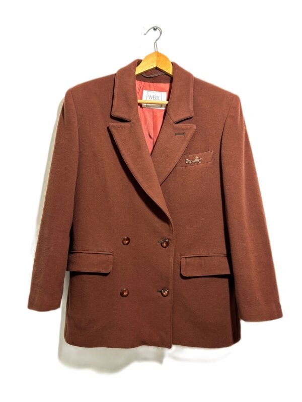 Blazer Vintage Laine /Cachemire – Image 2