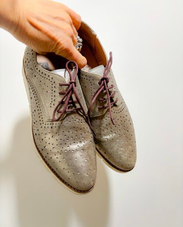 Derbies Cuir Doré Mam’zelle 40 – Image 2