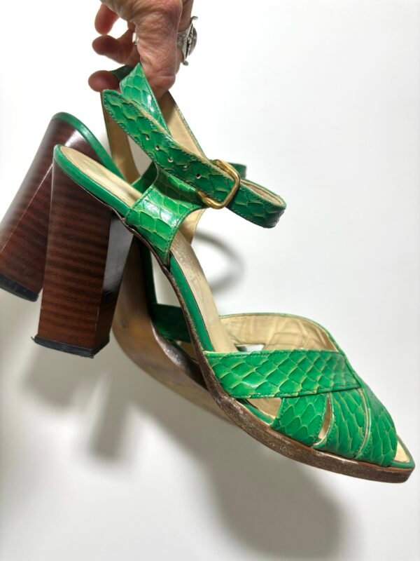 Sandales Cuir Vintage 39,5 – Image 4