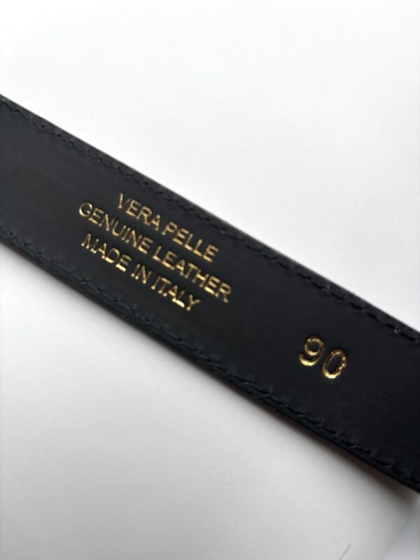Ceinture Cuir Noir Neuve – Image 3