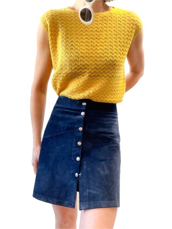 Top Vintage Moutarde L – Image 5