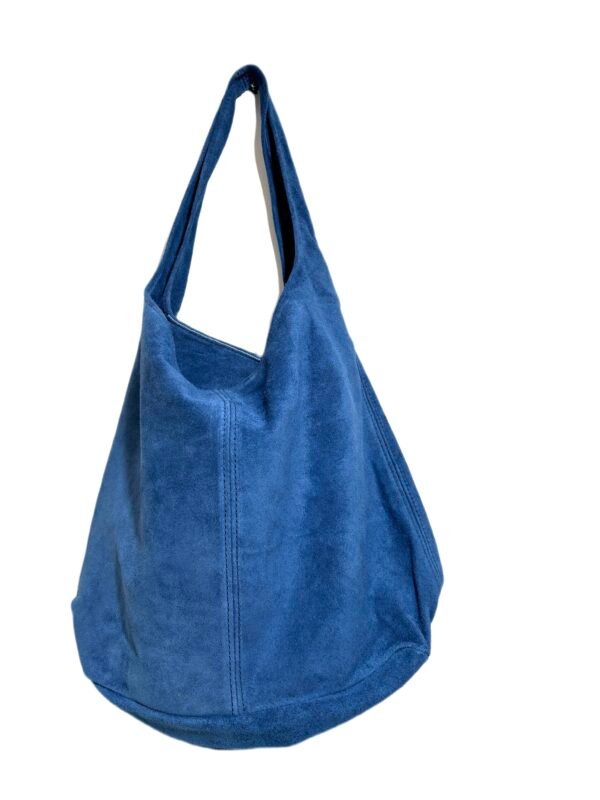 Sac Daim Neuf Bleu – Image 2