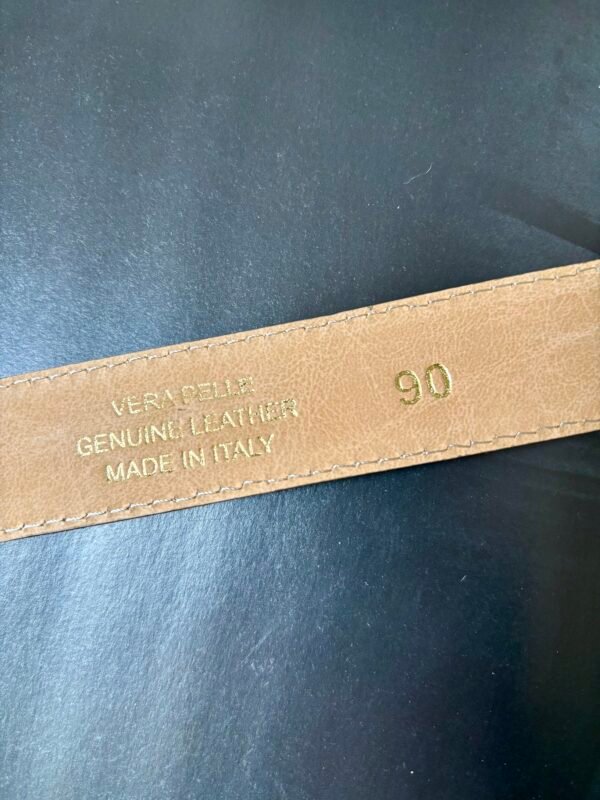 Ceinture Cuir Doré Neuve – Image 2
