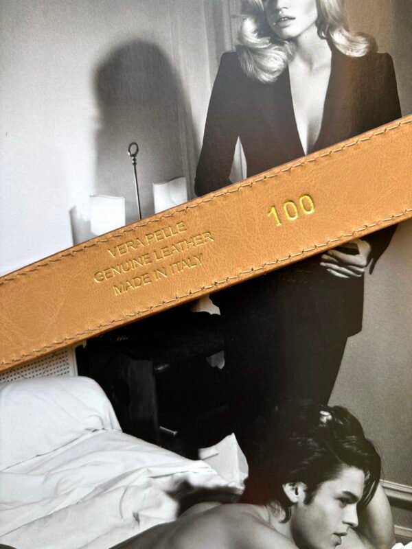 Ceinture Cuir Camel Neuve – Image 2