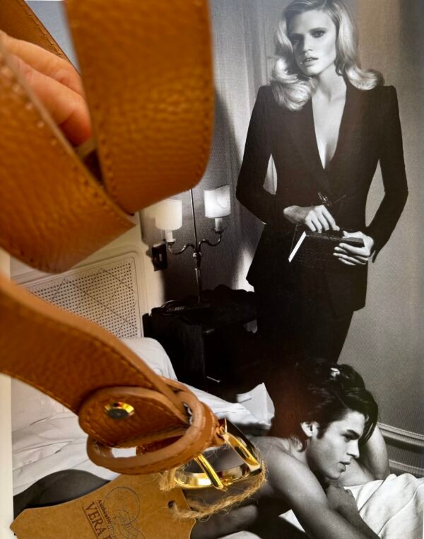 Ceinture Cuir Camel Neuve – Image 4