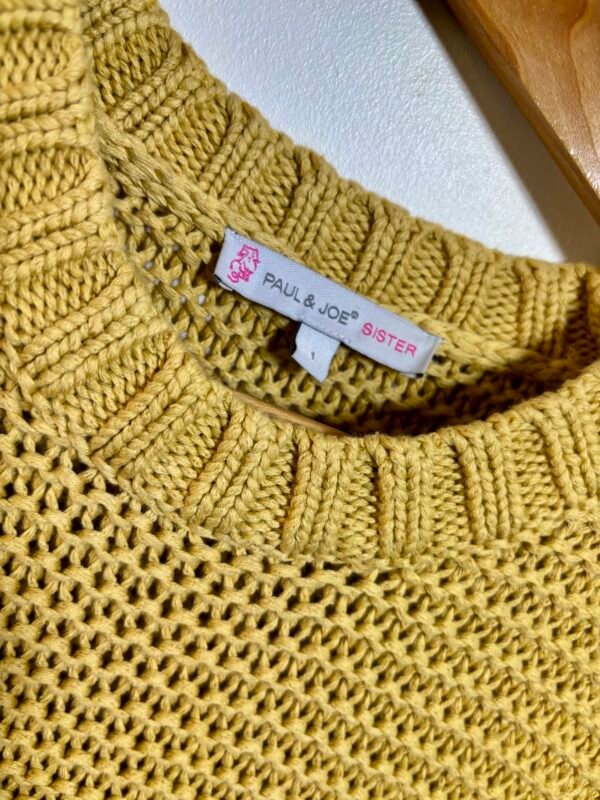Pull Coton Moutarde Paul &Joe – Image 3