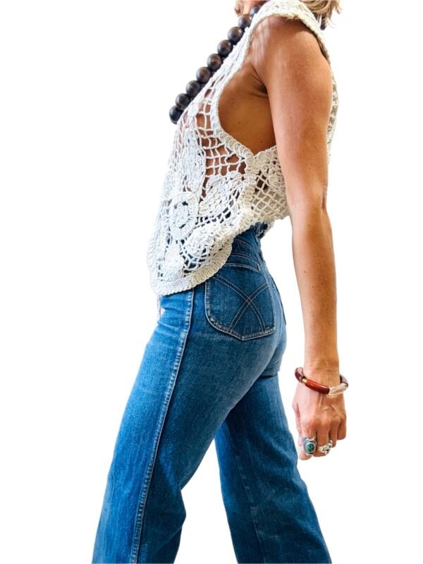 Gilet Bohème Crochet M/L – Image 6
