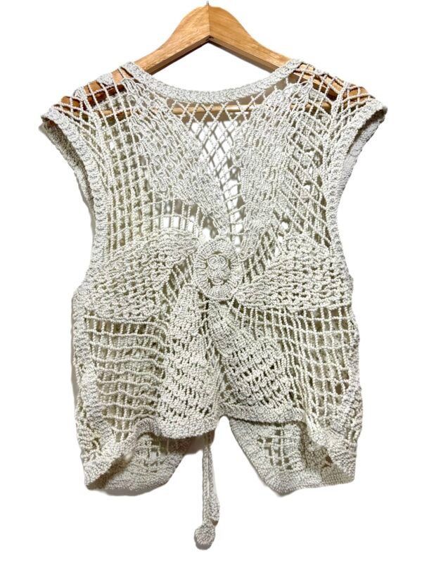 Gilet Bohème Crochet M/L – Image 3