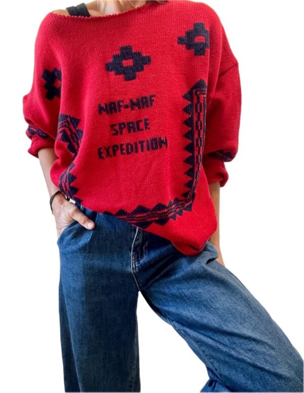 Pull tricoté vintage TU – Image 5