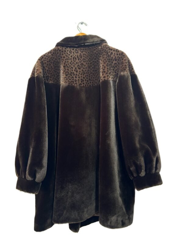 Manteau Fausse Fourrure Vintage 40/42 – Image 2