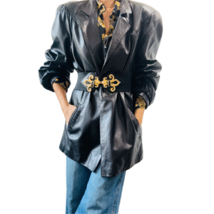 Veste Vintage en Cuir