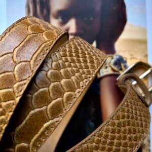 Ceinture Cuir Neuve et Réglable T 85