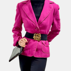 Blazer Vintage Chic en lin 38/40