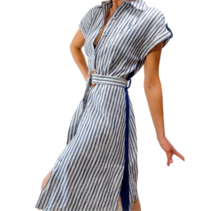 Robe Longue à Rayures Bord de Mer T 38