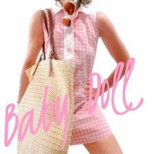 Robe Baby Doll Vichy Couture T XS