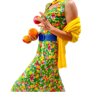 Robe Vintage 70’s à Fleurs T XS