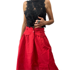 Jupe Vintage Rouge XS