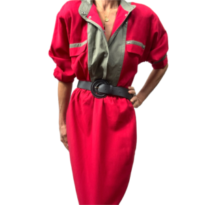 Robe Vintage Louis Féraud Laine T 38